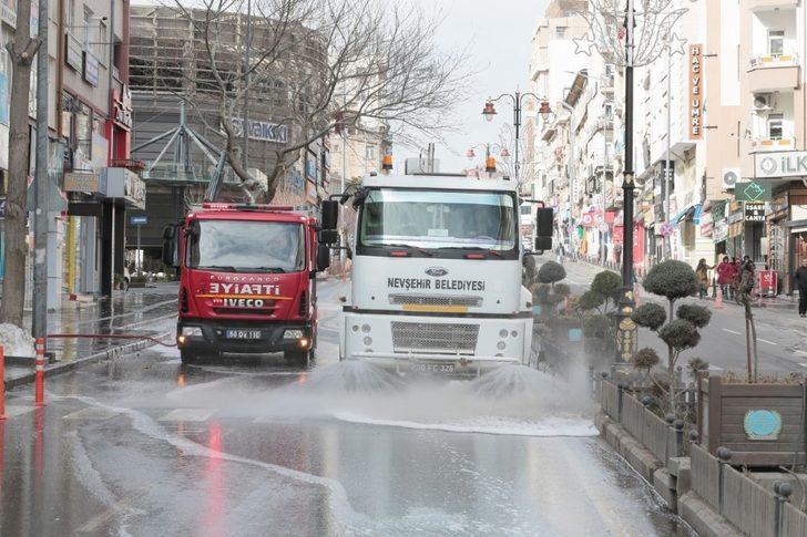 Nevşehir’de dezenfekte seferberliği sürüyor G3