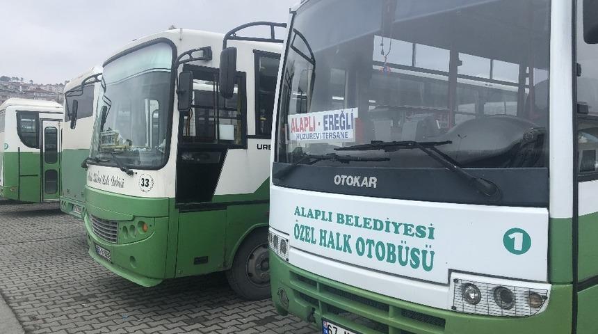 Alaplı’da 65 yaş üstü ücretsiz kartlar iptal edildi