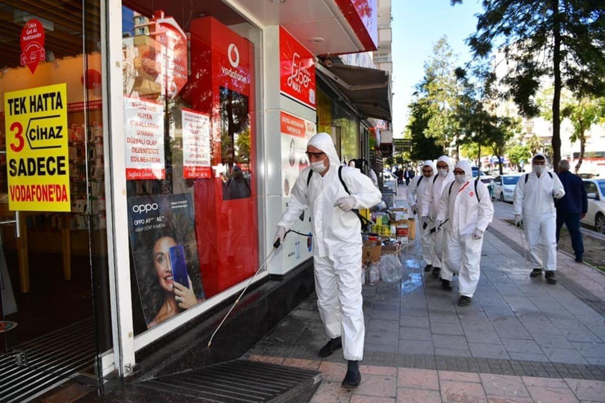 &Ccedil;ukurova dezenfekte ediliyor