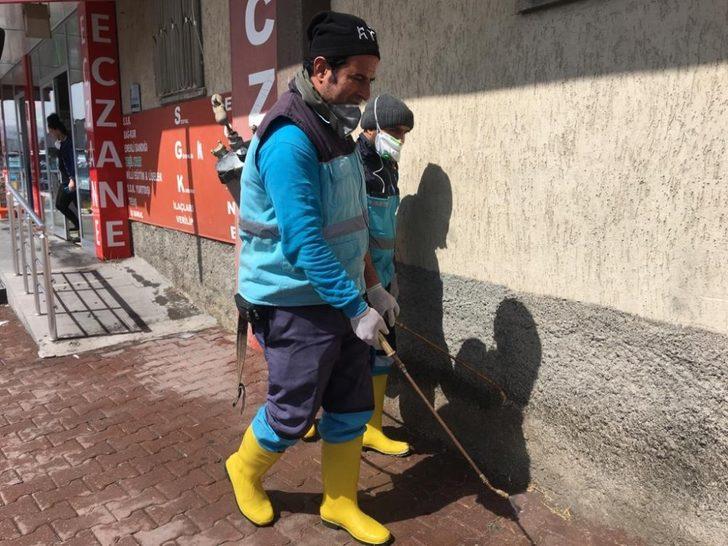 Kocasinan’da 130 personel ile mahalleler dezenfekte ediliyor G3