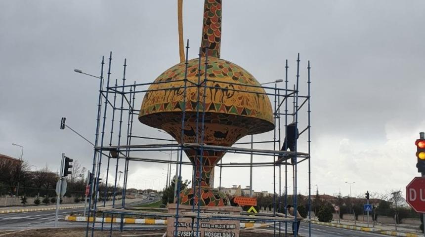 Avanos yolundaki dev testi yenileniyor