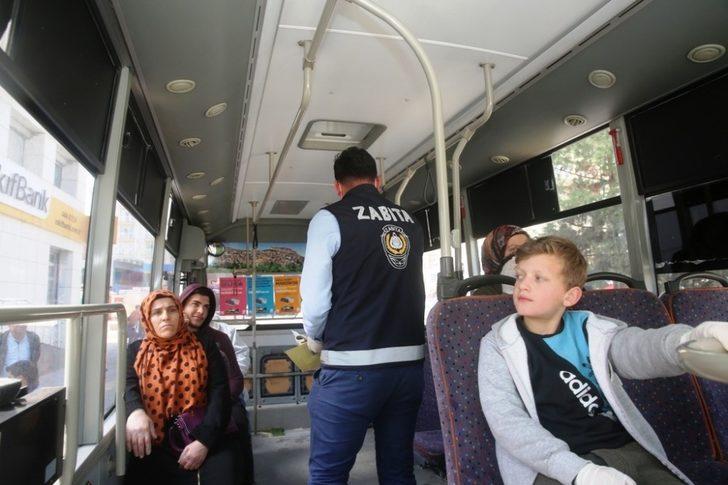 Mardin’de toplu taşıma araçlarında korona virüs denetimi G3