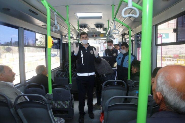 Mardin’de toplu taşıma araçlarında korona virüs denetimi G4