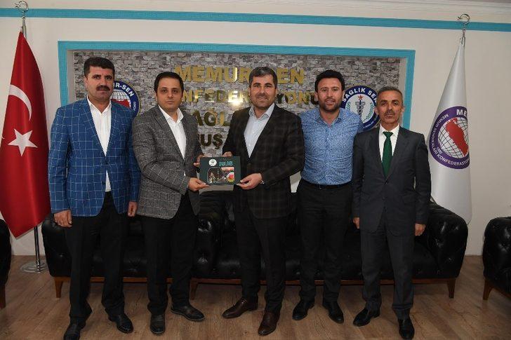 Başkan Asya’dan Sağlık Sen’e teşekkür ziyareti G1