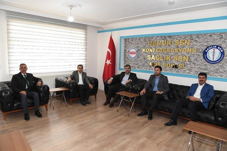 Başkan Asya’dan Sağlık Sen’e teşekkür ziyareti G3