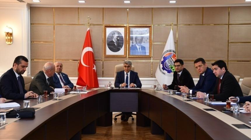 K&Ouml;YDES değerlendirme toplantısı Vali G&uuml;rel başkanlığında yapıldı