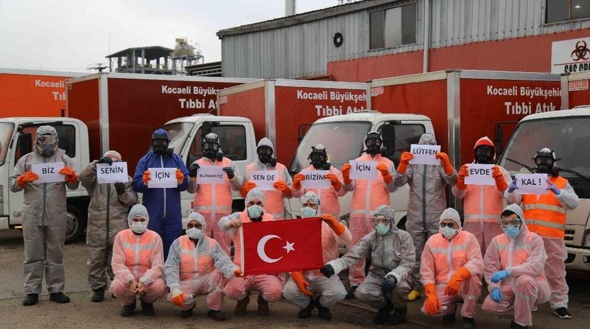 Korona vir&uuml;s ş&uuml;phelisi tıbbi atıkları İZAYDAŞ bertaraf ediyor