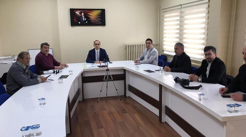 Kaymakam Yılmaz, gazetecilerle toplantı yaptı