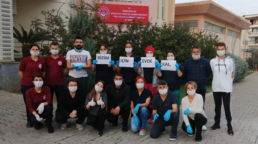 Huzurevlerinden "yaşlılarınız g&uuml;vende, l&uuml;tfen evde kalın" &ccedil;ağrısı