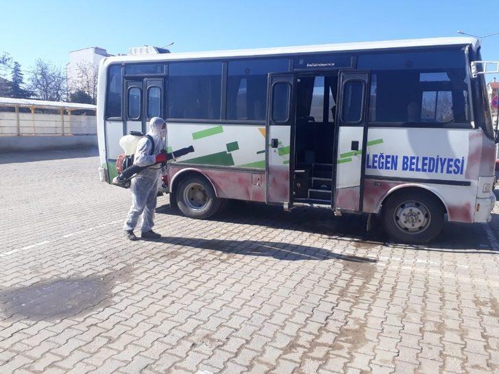 Eşme’de dezenfekte işlemleri sürüyor G1