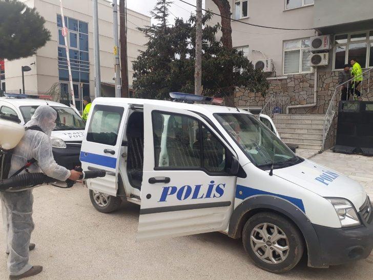 Eşme’de dezenfekte işlemleri sürüyor G3