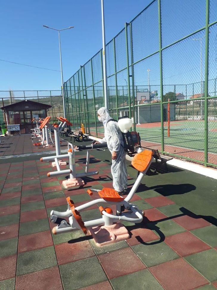 Eşme’de dezenfekte işlemleri sürüyor G4