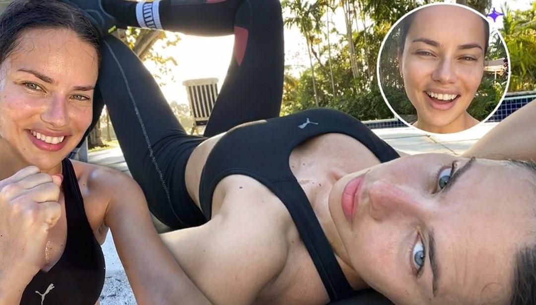Adriana Lima'nın karantina g&uuml;nleri