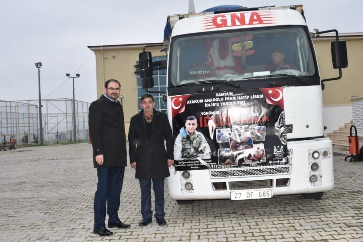 &rsquo;Şehit Ey&uuml;p G&uuml;laştı yardım tırı&rsquo; İdlib&rsquo;e uğurlandı