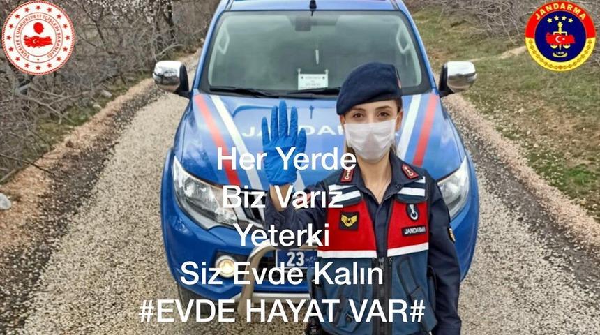 Jandarmadan "Evde hayat var" çağrısı