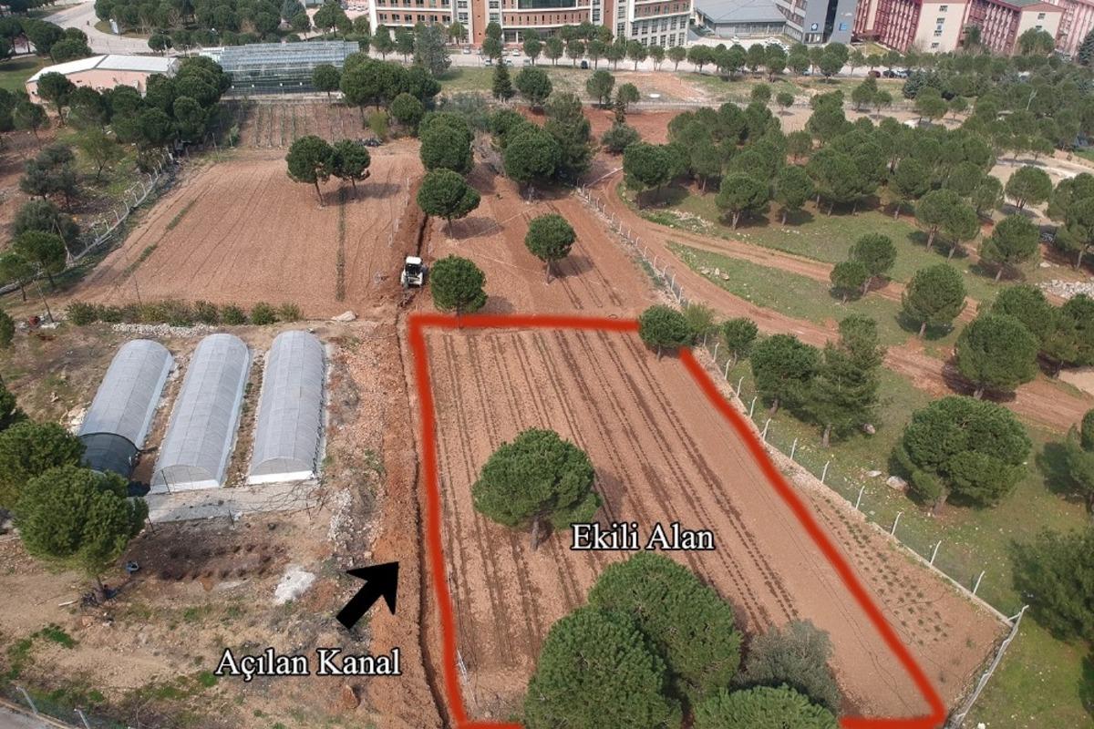 Rekt&ouml;r Bağ&rsquo;dan BİYOM arazisinde yapılan alt yapı &ccedil;alışmalarıyla ilgili a&ccedil;ıklama: