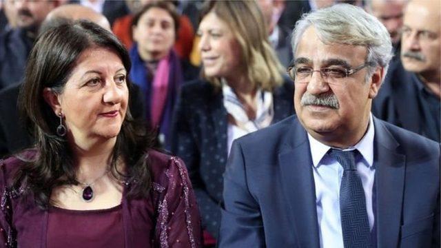 HDP Eş Başkanları Pervin Buldan ve Mithat Sancar