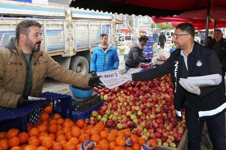 Atakum’da pazarda salgın önlemi G3
