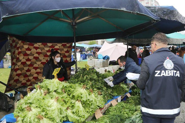 Atakum’da pazarda salgın önlemi G4