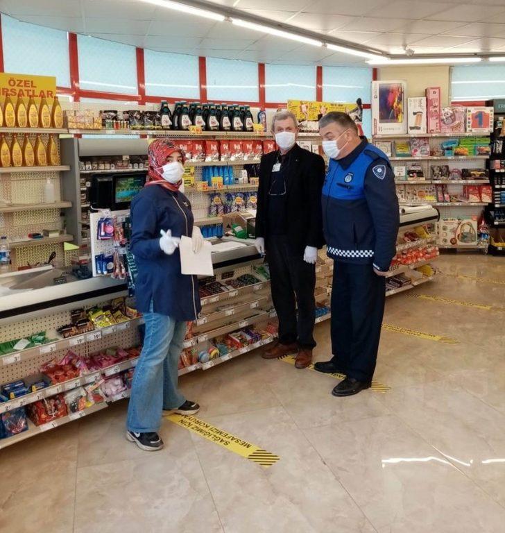 Kartepe’de marketlere korona virüs tebligatı yapıldı G3