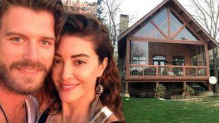 Kıvanç Tatlıtuğ ile Başak Dizer orman evine kapandı! 