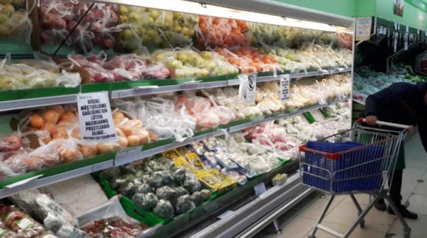 Market ve manavlara paketli satış denetimi