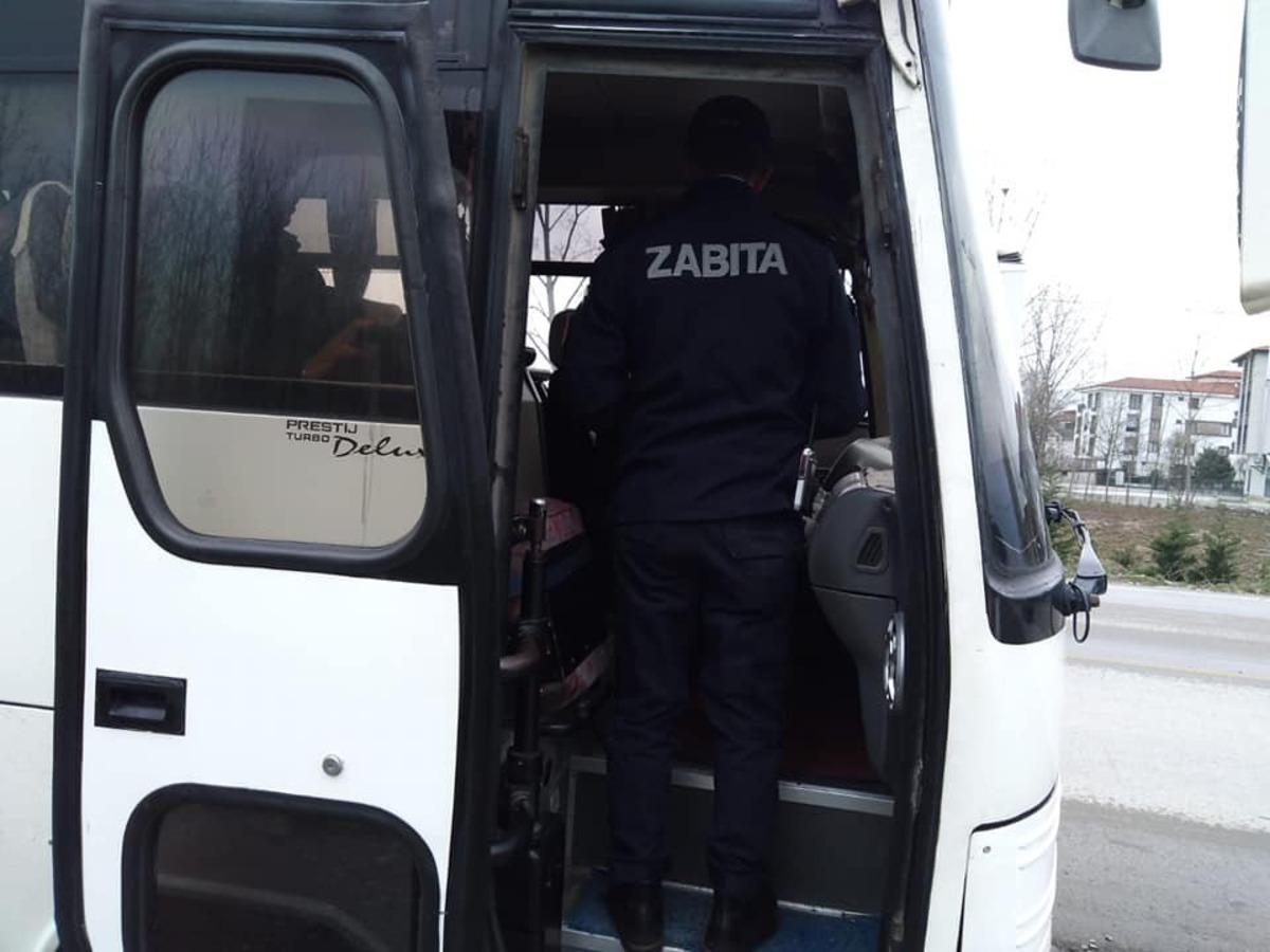 Otob&uuml;slerde korona vir&uuml;s denetimi