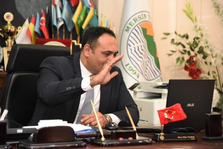 Başkan Yılmaz, muhtarlarla video konferansla toplantı yaptı G1