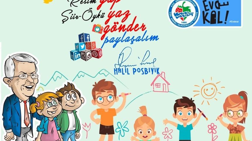 Posbıyık: &rdquo;Resim yapın, şiir-&ouml;yk&uuml; yazın paylaşalım&rdquo;