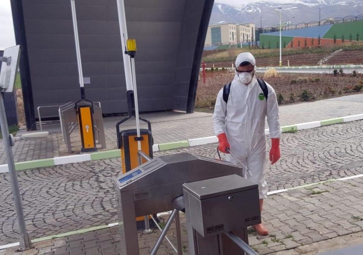 Iğdır &Uuml;niversitesinin &ouml;z kaynaklarıyla ger&ccedil;ekleştirdiği dezenfeksiyon &ccedil;alışmaları sona erdi