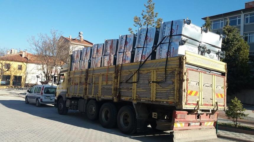 Emet&rsquo;e 48 yeni &ccedil;&ouml;p konteyneri daha