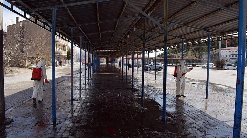 İscehisar il&ccedil;esinde korona vir&uuml;se karşı m&uuml;cadele devam ediyor