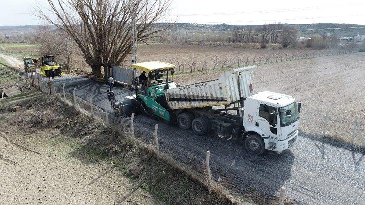 Bağpınar Mahallesi’ne asfalt hayırlı olsun G3