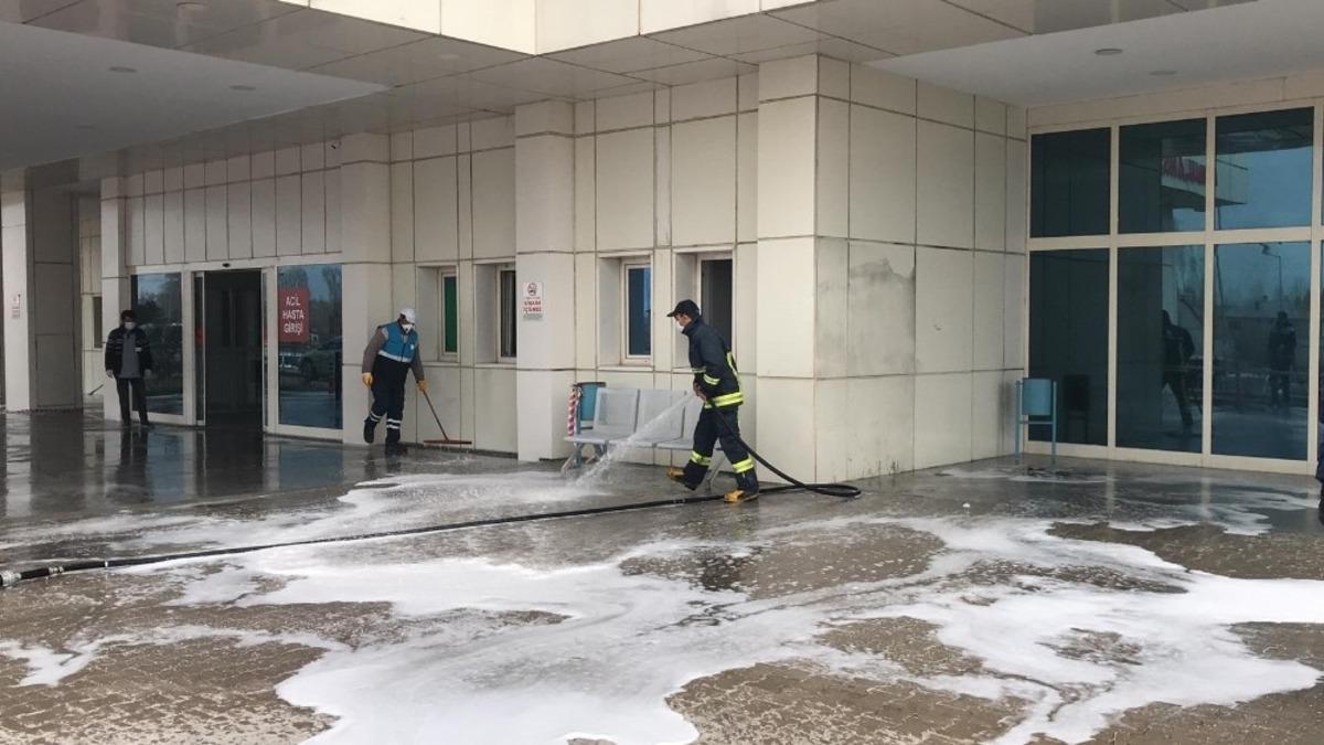 Erciş&rsquo;te dezenfekte seferberliği