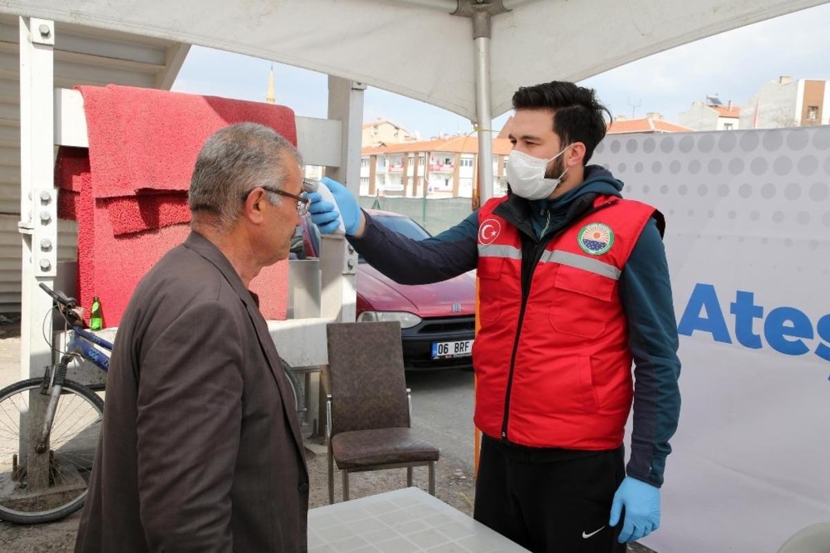 G&ouml;lbaşı Belediyesinden &uuml;&ccedil; noktaya ateş &ouml;l&ccedil;&uuml;m merkezi