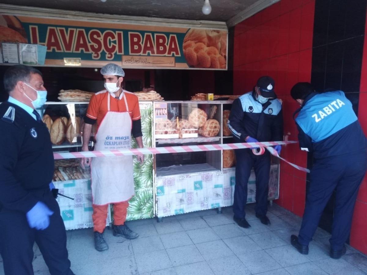 &Ccedil;aldıran&rsquo;daki fırınlarda g&uuml;venlik şeridi uygulaması