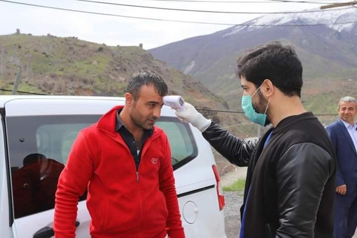 Kaymakam &Ouml;zt&uuml;rk, sağlık taramasını yerinde inceledi