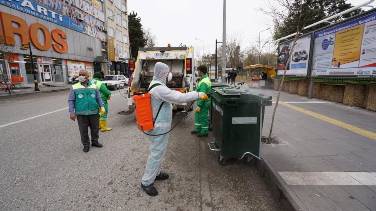 Adıyaman baştan aşağı dezenfekte ediyor