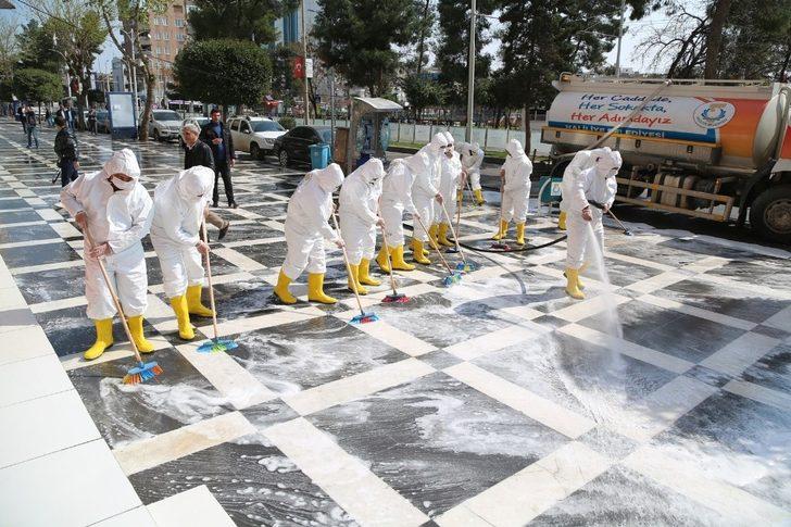 Haliliye’de dezenfekte çalışmaları G1