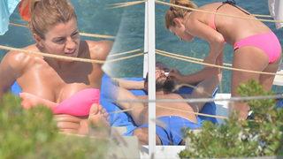 Ece Vahapoğlu sevgilisiyle tatilde