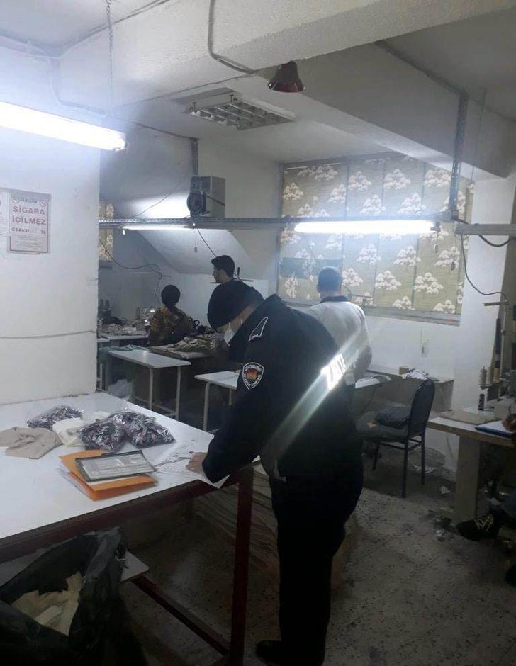 Zeytinburnu’nda kaçak maske imalathanesine baskın G2