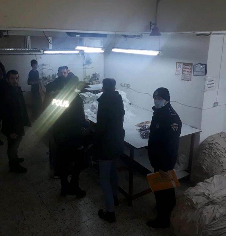 Zeytinburnu’nda kaçak maske imalathanesine baskın G4