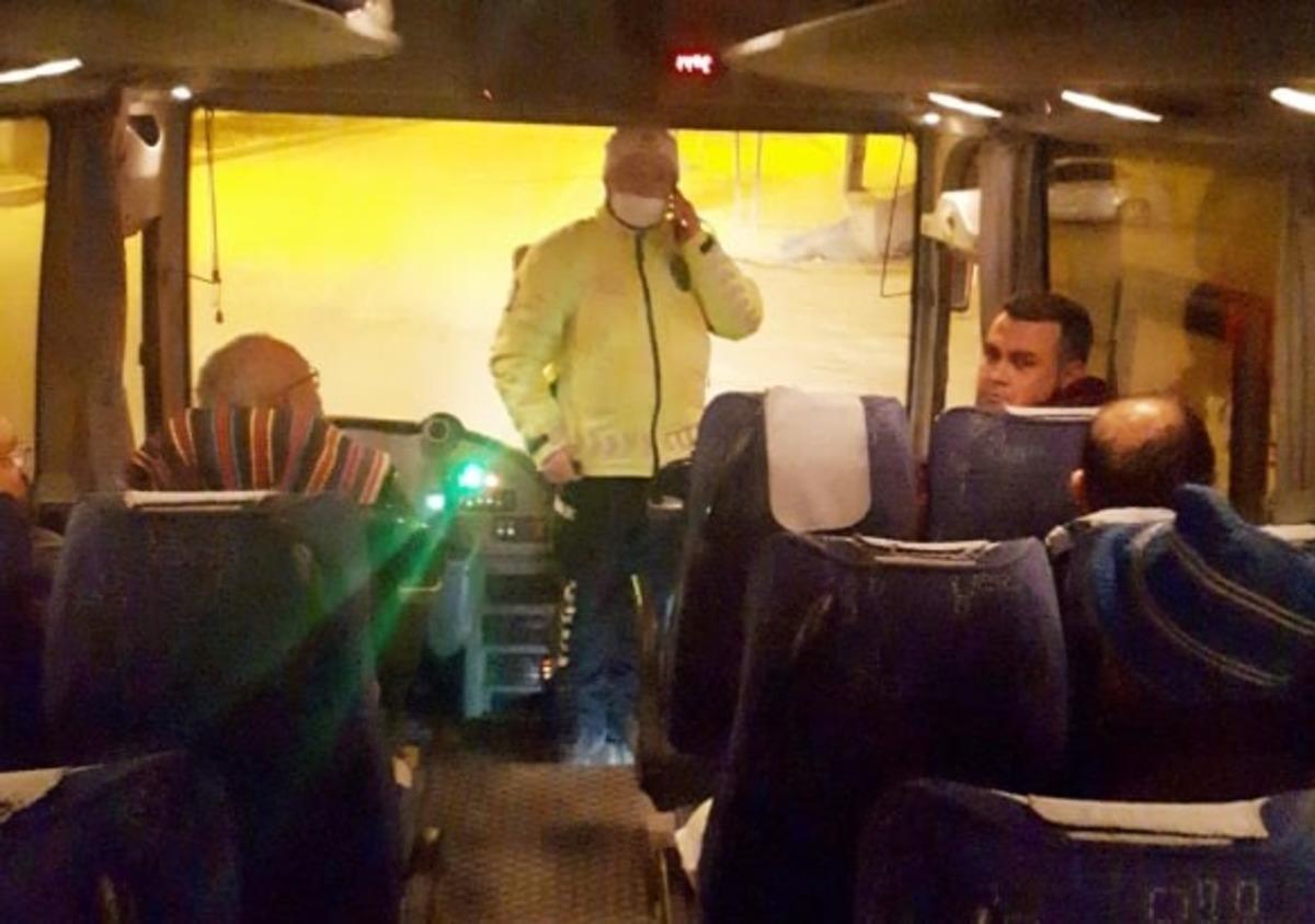 Emet Emniyet M&uuml;d&uuml;rl&uuml;ğ&uuml;&rsquo;nden yolcu otob&uuml;slerine sıkı denetim