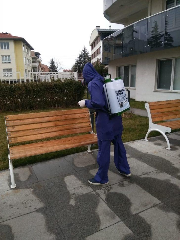 ESSYÖNDER ekibi düzenli dezenfekte çalışmalarını sürdürüyor G3