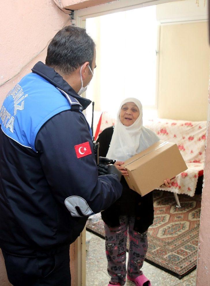 Akdeniz zabıtası yaşlıların hizmetinde G3