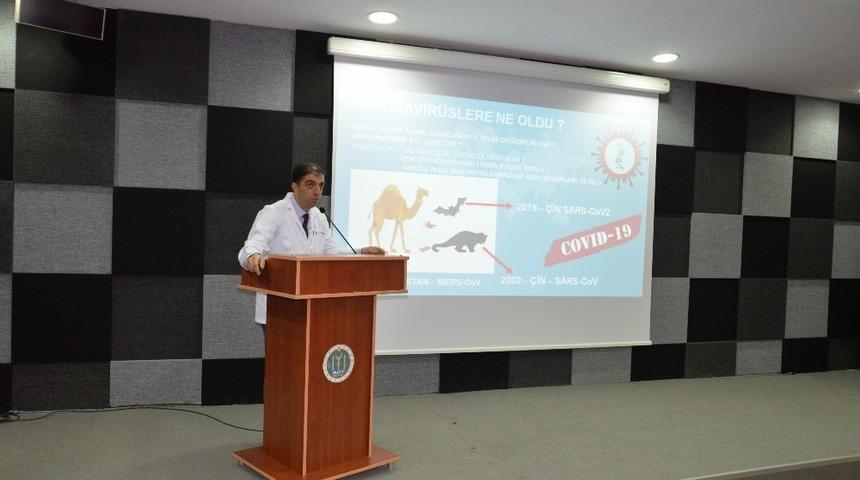 Korona vir&uuml;s&uuml; online panelde canlı yayın ile anlatıldı