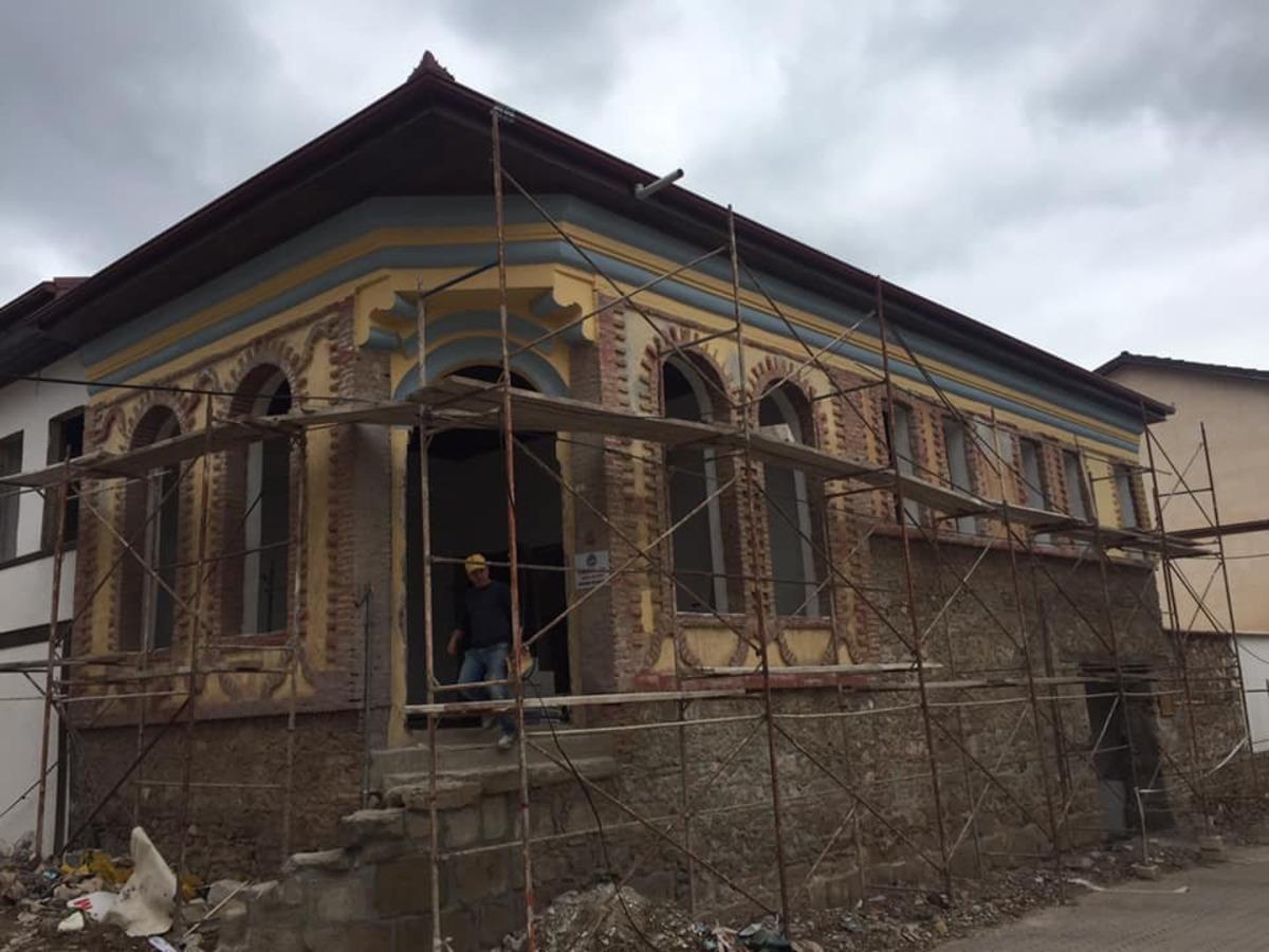 Tarihi Lefke &Ccedil;arşısının restorasyonu devam ediyor