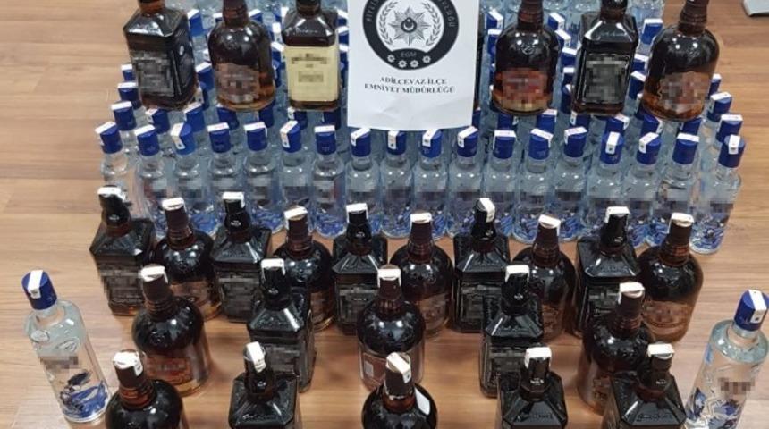 Bitlis&rsquo;te 703 şişe sahte i&ccedil;ki ele ge&ccedil;irildi