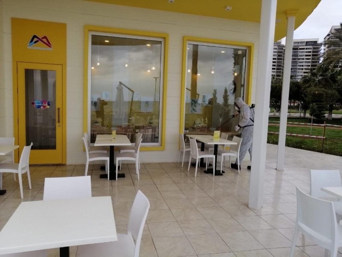 B&uuml;y&uuml;kşehir Belediyesi MEŞOT&rsquo;u dezenfekte ediyor