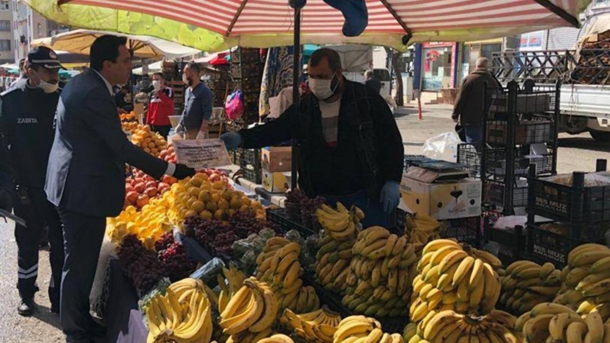 Kırıkkale&rsquo;de pazarlarda Korona tedbirleri